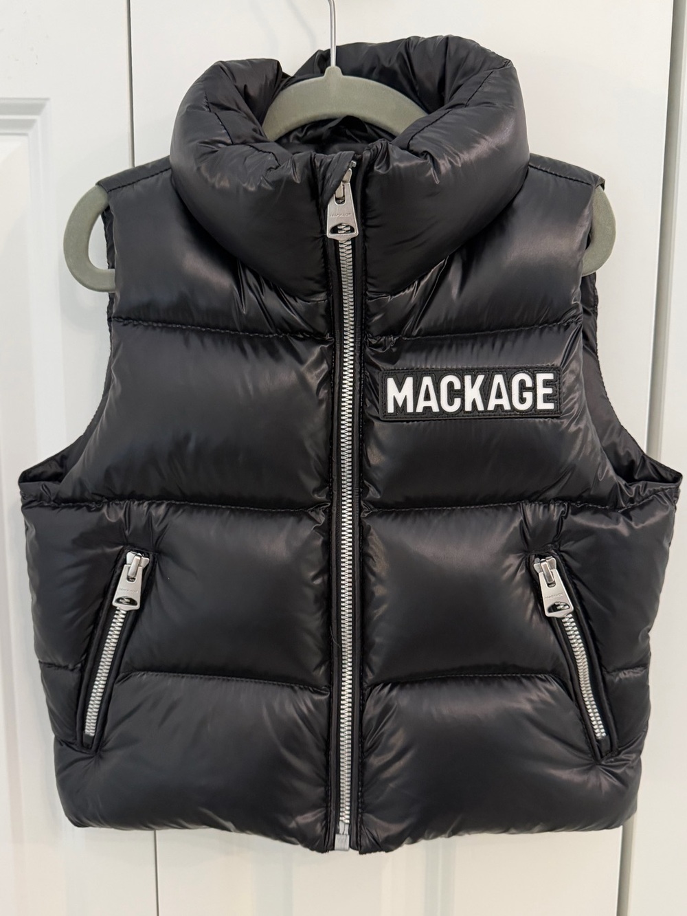Mackage Charlee Quilted Down Vest (Black)